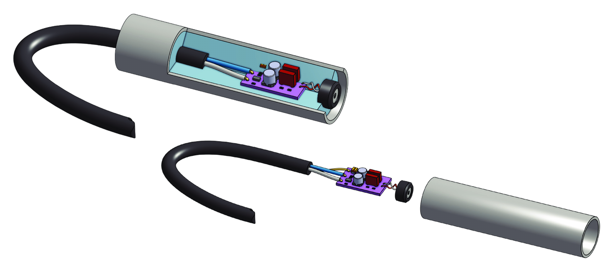 Custom waterproof microphone v2