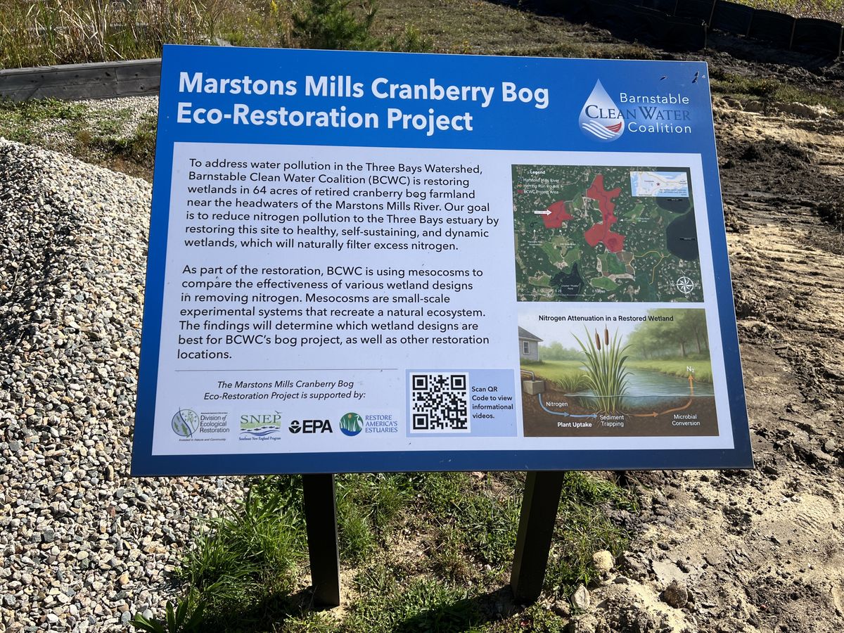 Signage for the Mesocosms